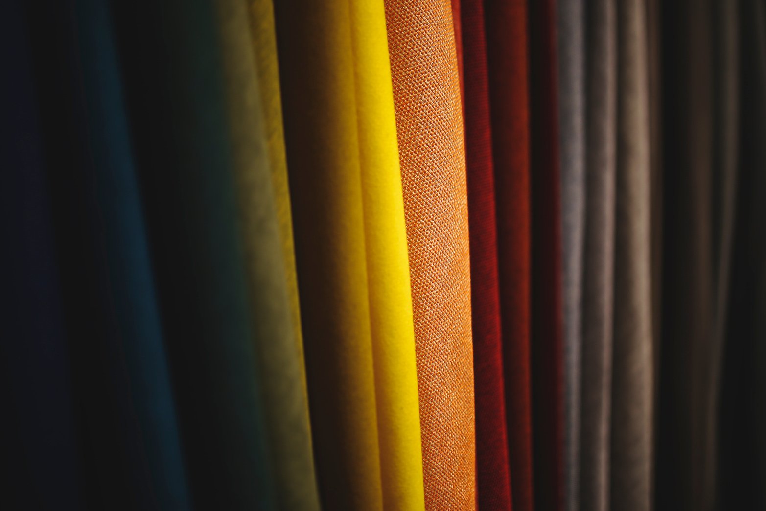 Colorful fabrics